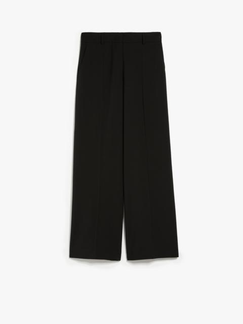 Woollen cloth palazzo trousers