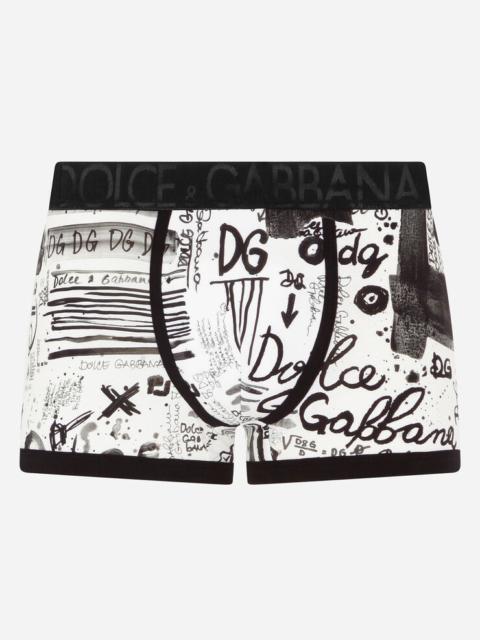 Dolce & Gabbana Logo-print two-way stretch cotton boxers