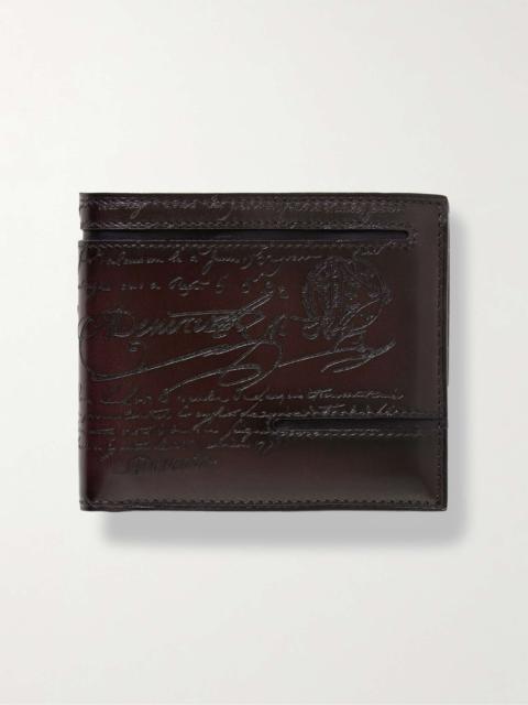 Berluti Makore Neo Taglio Scritto Venezia Leather Billfold Wallet
