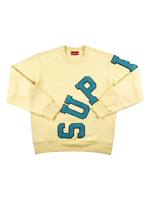 Supreme Big Arc Crewneck 'Light Yellow'