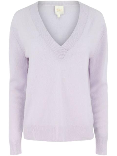 TWP V-neck knitted top