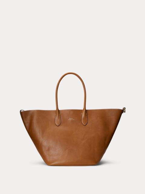Polo Ralph Lauren Bellport Leather Large Tote