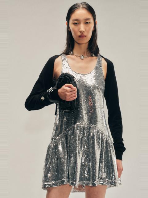 Simone Rocha Tapered Back Peplum Mini Dress