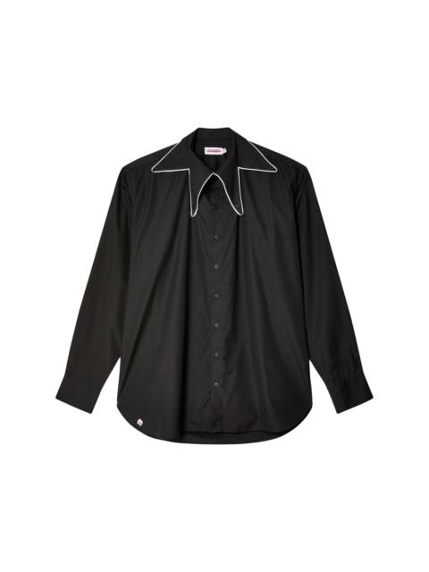 CHARLES JEFFREY LOVERBOY star-motif cotton shirt