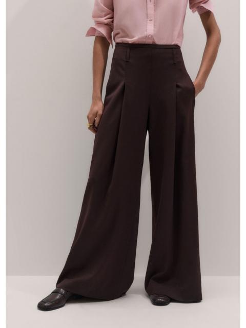 ME+EM Pleat Wide-Leg Pant