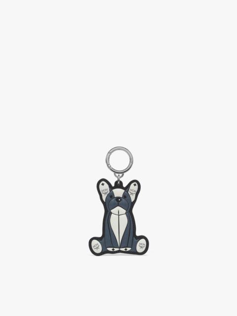 MCM Aren French Bulldog 2D Charm in Visetos