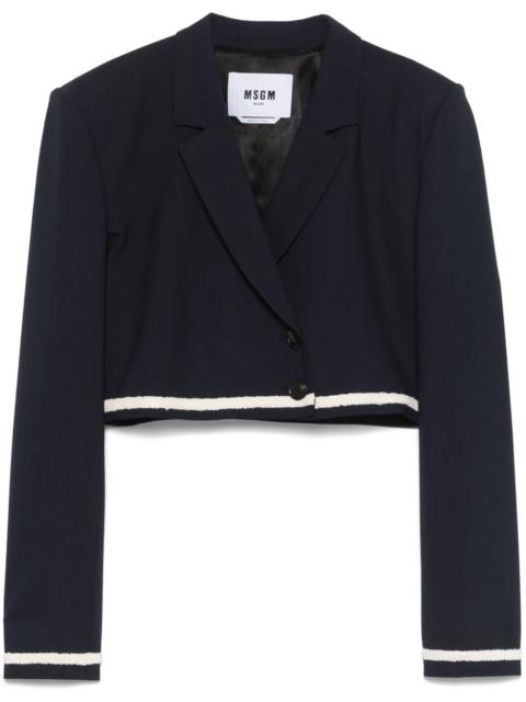 MSGM cropped blazer