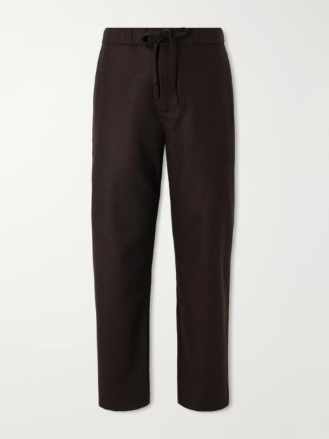 DE BONNE FACTURE Lounge Straight-Leg Wool Drawstring Trousers