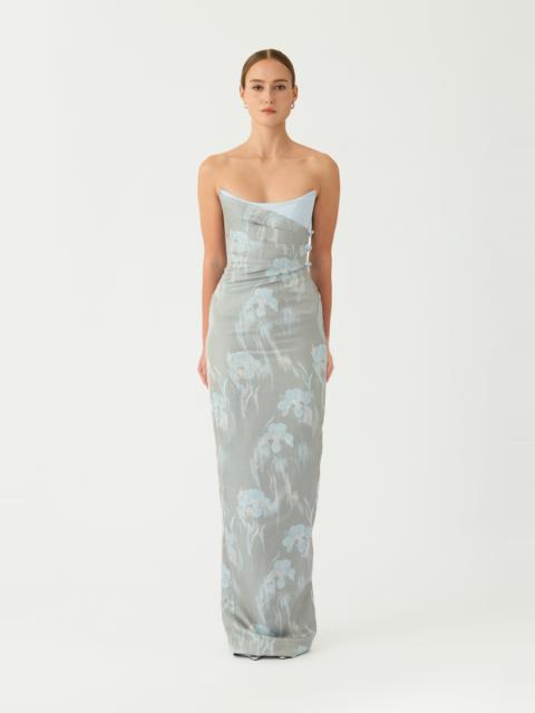 SAU LEE SAVIE JACQUARD GOWN