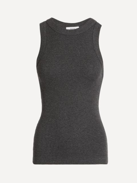 AGOLDE Leigh Charcoal Heather Tank Top