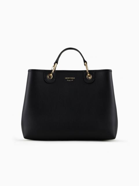 EMPORIO ARMANI Medium MyEA shopper bag with deer print