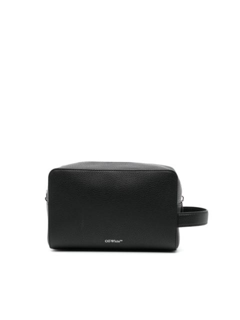 Off-White 3D Diag leather pouch bag