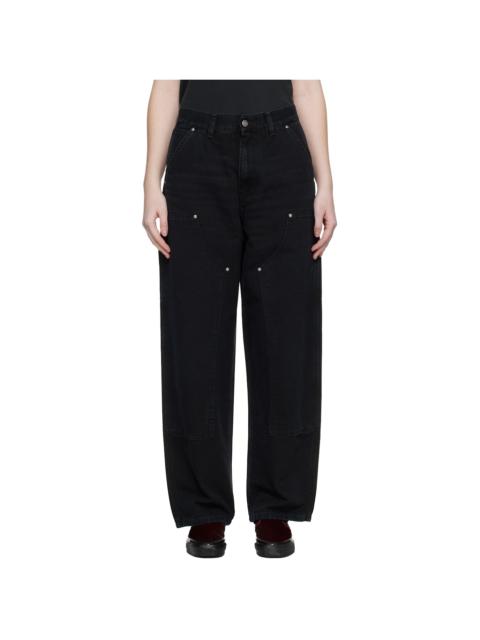 Carhartt Black Brandon Double Knee Trousers