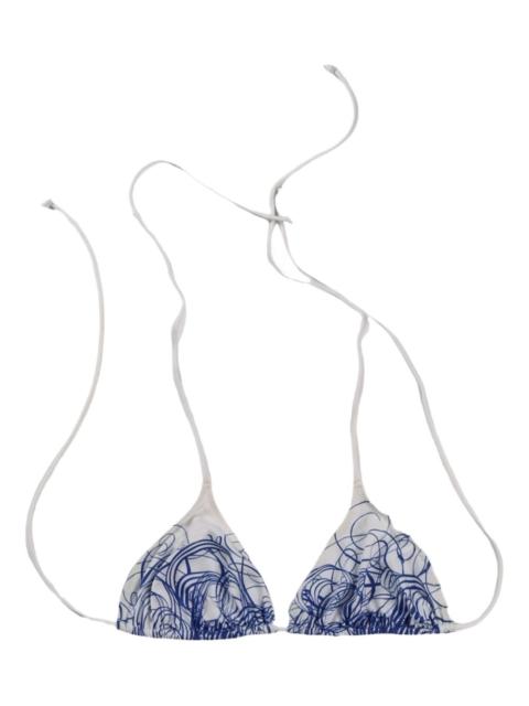 Jean Paul Gaultier striped bikini top