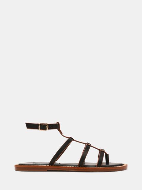 STEVE MADDEN GIVARA BLACK LEATHER