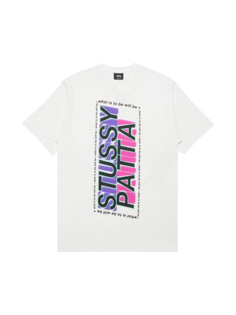 Stussy x Patta What it is to be will be Tee 'White'