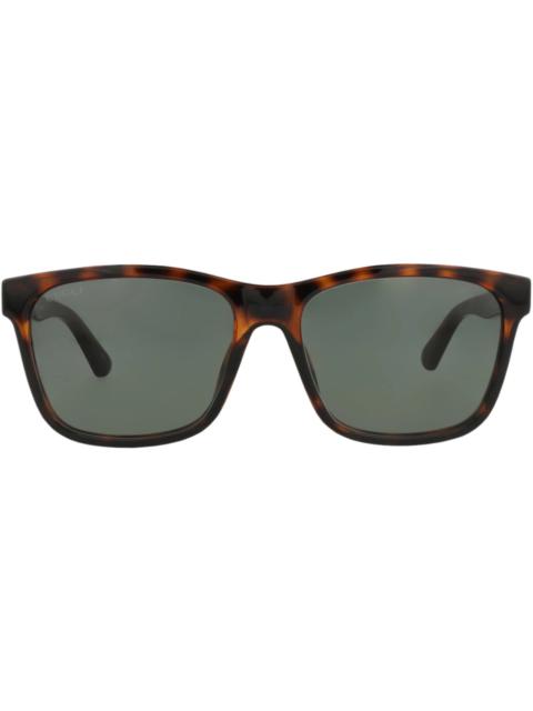 GUCCI Gucci Square-Frame Injection Sunglasses Havana Havana Green (GG0746S-30008885-003)