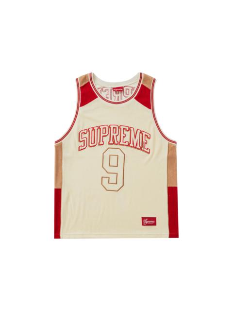 Supreme Supreme Terry Basketball Jersey Stone