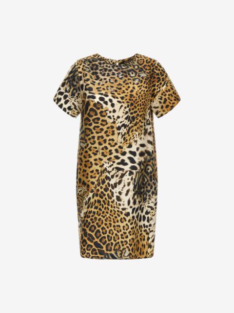 Roberto Cavalli Jaguar Skin print dress