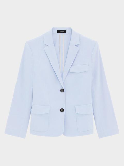 Shrunken Crunch Linen Jacket
