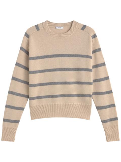 PESERICO striped long-sleeve jumper