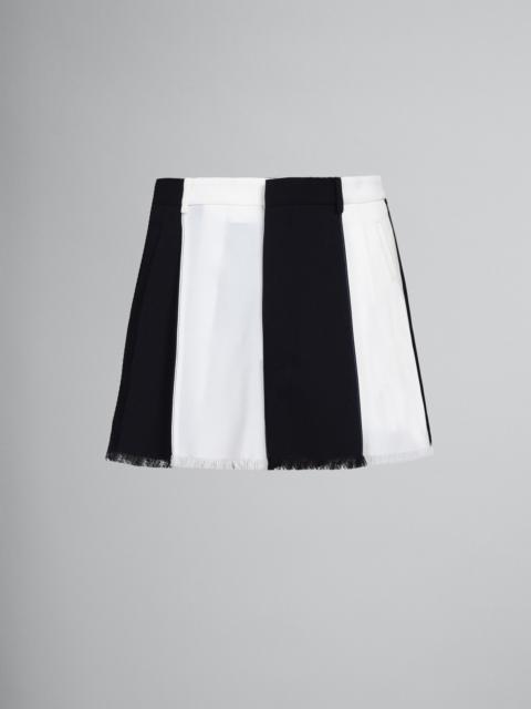 Marni GRAIN DE POUDRE WOOL SHORT PANTS