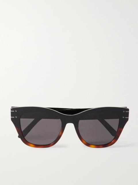 Dior DiorSignature B4I square-frame acetate sunglasses Black