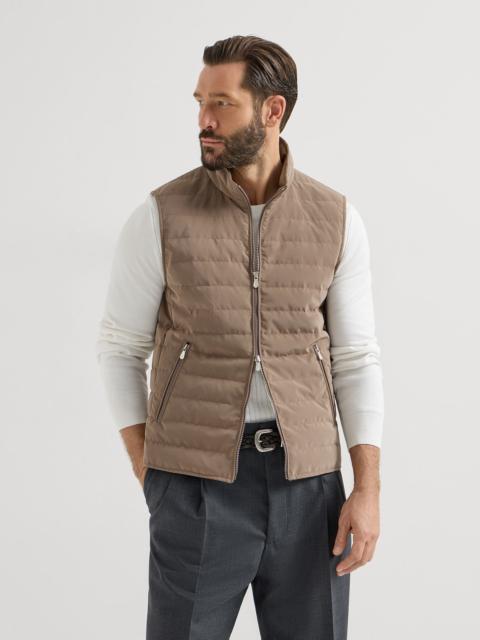 Brunello Cucinelli Bonded nylon down vest