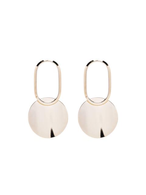 FABIANA FILIPPI circular-pendant polished earrings