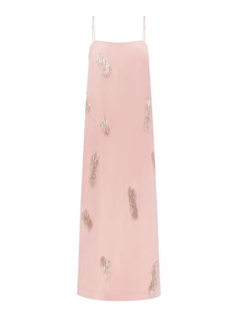 ALÉMAIS Cindy Embellished Slip Dress