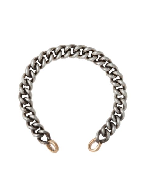 MARLA AARON MiniMega Curb Chain Bracelet - Silver Yellow Gold - 6.5in