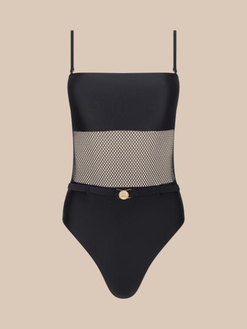 L'AGENCE Tory Bandeau One-Piece Swimsuit