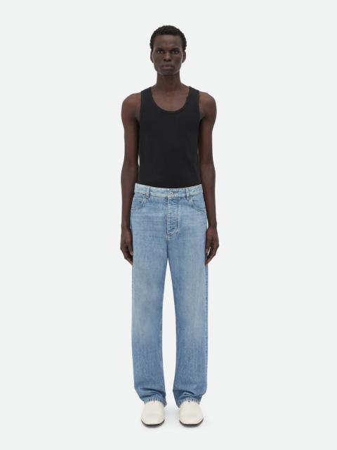 Bottega Veneta Vintage Indigo Washed Wide Leg Denim