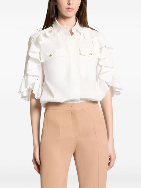 ELIE SAAB embellished ruffle shirt