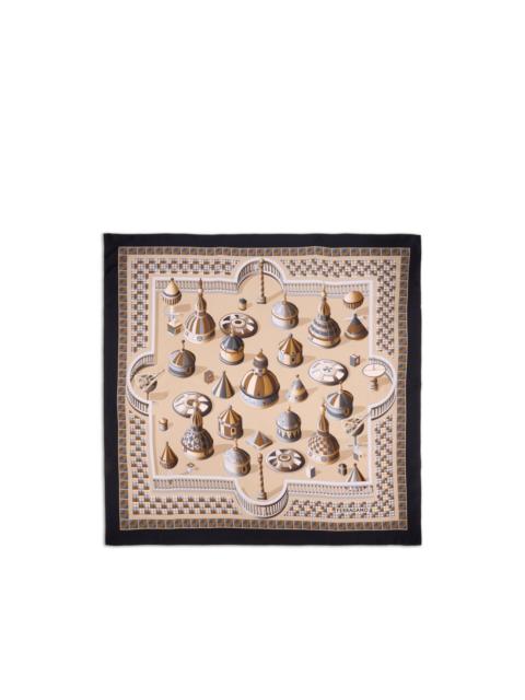 FERRAGAMO geometric-print scarf