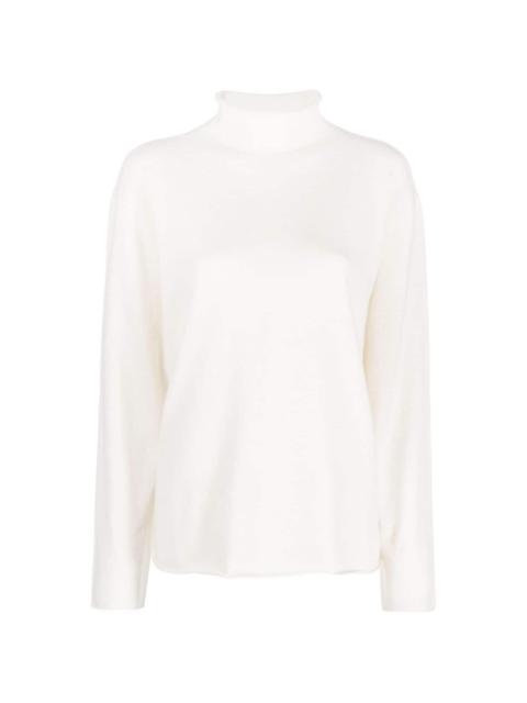 roll-neck cashmere jumper