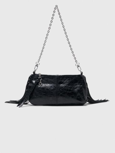 maje Patent leather Miss M clutch bag