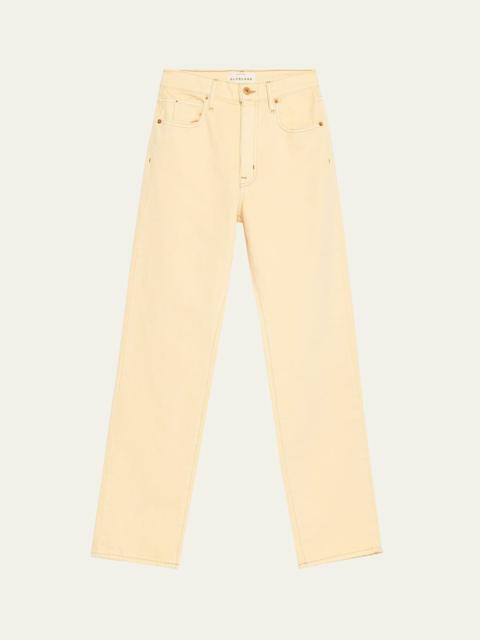 SLVRLAKE London High-Rise Straight-Leg Jeans