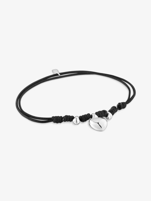 TOUS Silver and black nylon Bracelet TOUS Flechazo