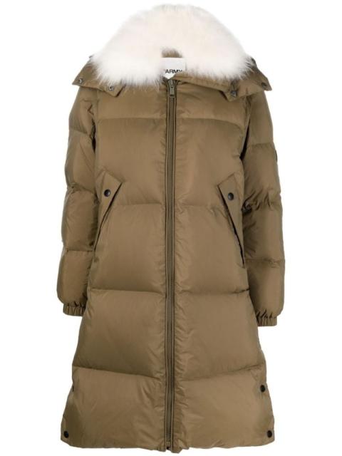 Yves Salomon fur-trim padded coat