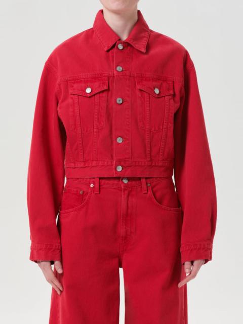 AGOLDE RADLEY JACKET IN TOMATO