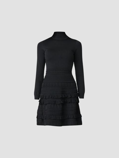 Shoshanna Women's Joie Knit Fit & Flare Minidress - Jet