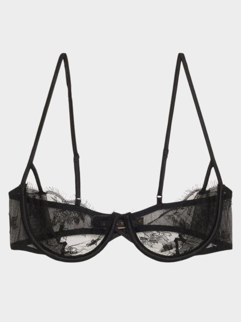 KIKI DE MONTPARNASSE All Over Lace Balconette Bra