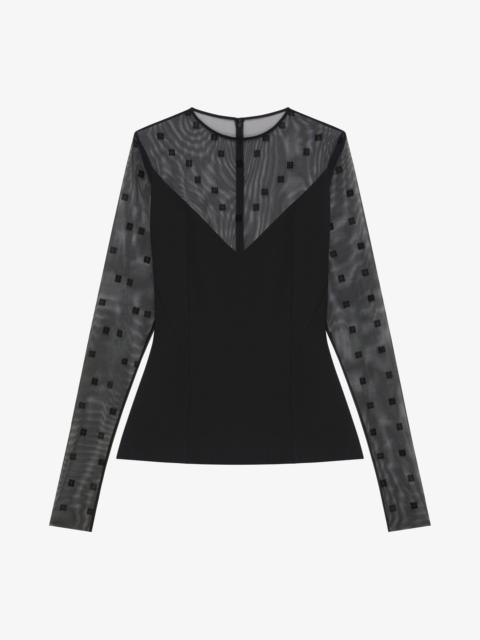 Givenchy TOP IN BI-MATERIAL 4G PATTERN