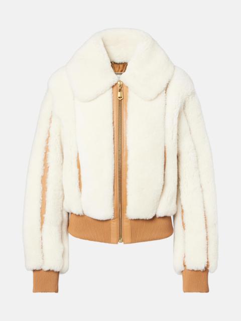 Zimmermann Story shearling bomber jacket