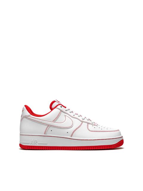 Air Force 1 Low '07 "Contrast Stitch - White/University Red" sneakers