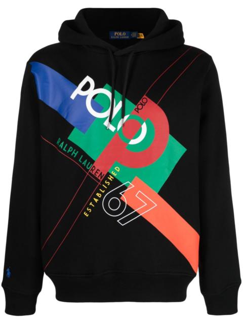 Polo Ralph Lauren logo-print cotton-blend hoodie
