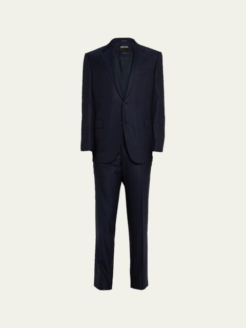 ZEGNA Men's Wool Tonal Stripe Two-Piece Suit