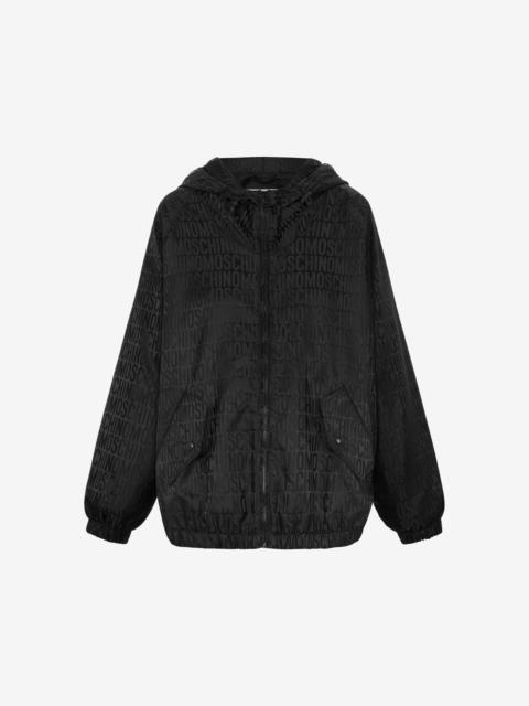 Moschino ALLOVER LOGO NYLON WINDBREAKER