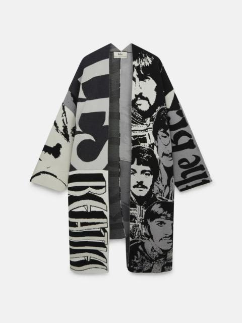Stella McCartney Get Back Paneled Knit Coat